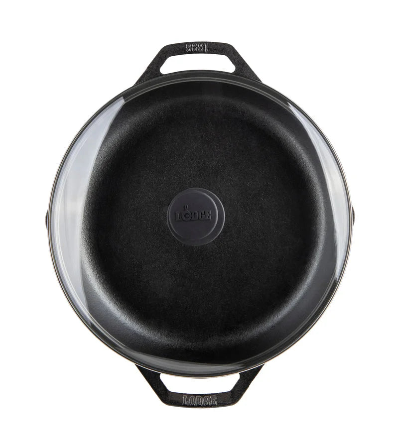 Chef Collection 12 Inch Cast Iron Everyday Pan