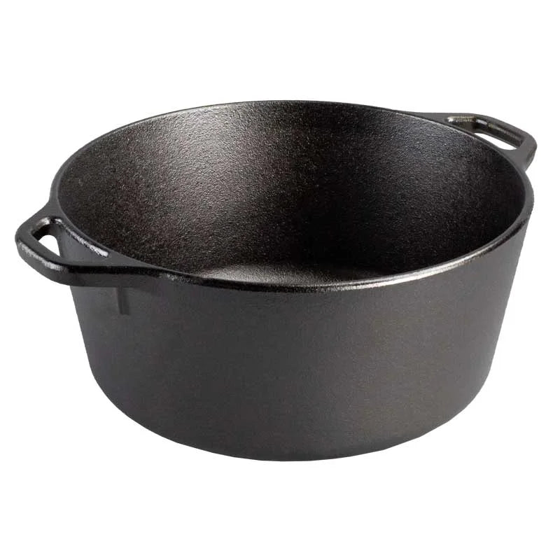 5 Quart Cast Iron Double Dutch Oven