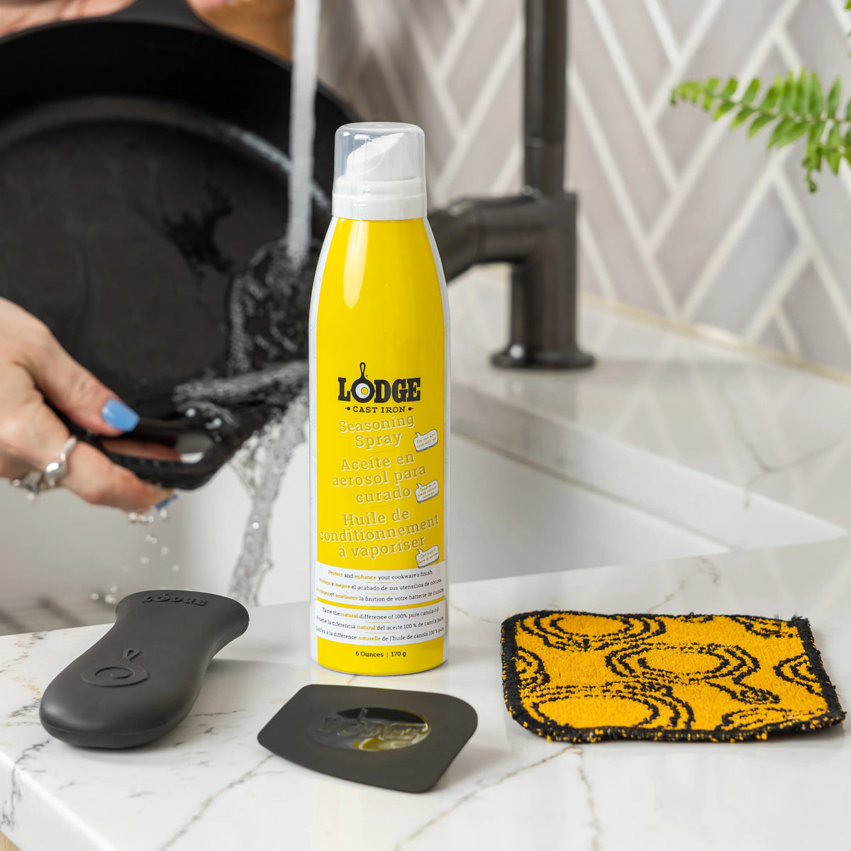 Seasoned Cast Iron Care Kit
