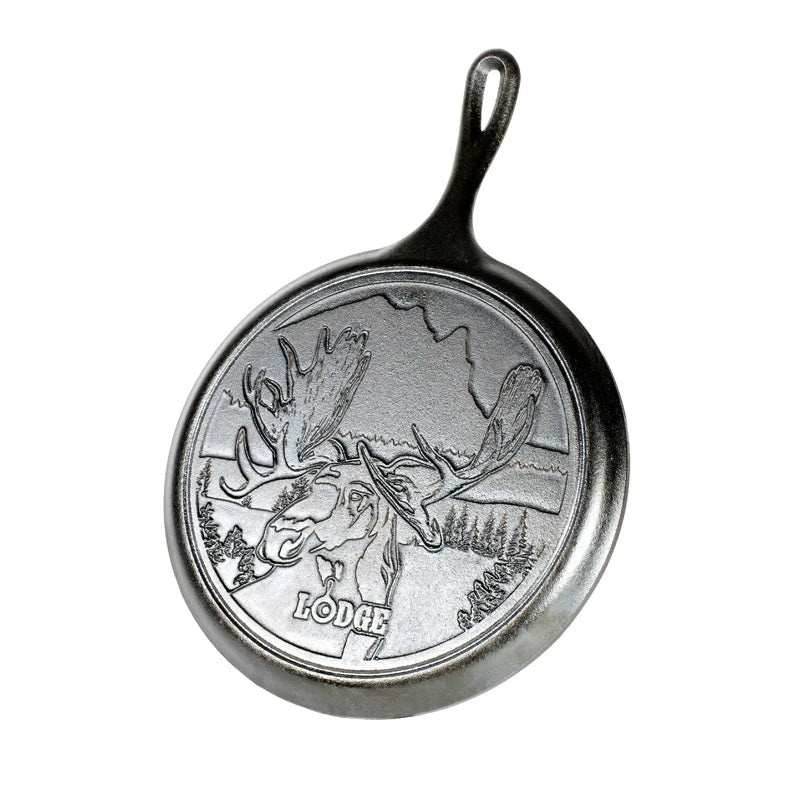Wildlife Series™ 10.5 Inch Cast Iron Moose Griddle 
