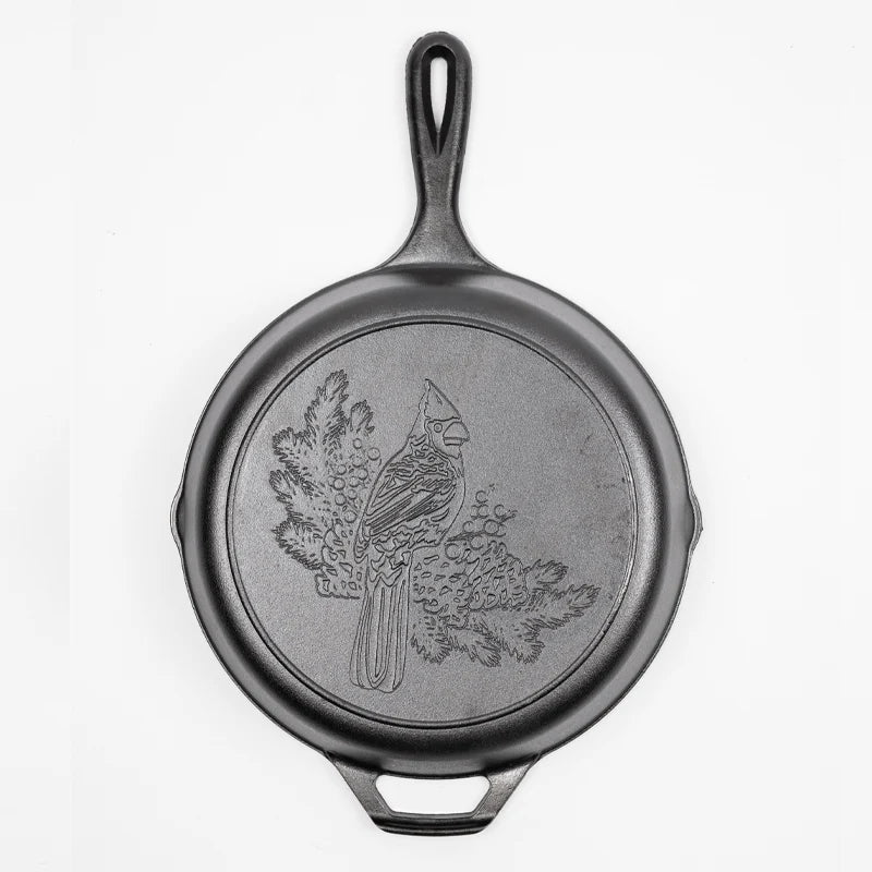 Lodge 10.25 Inch Seasoned Cast Iron Cardinal Skillet