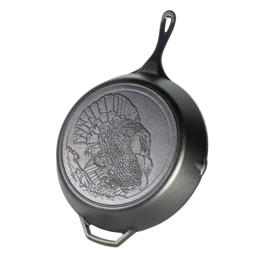 Wildlife Series™ 13.25 Inch Cast Iron Turkey Skillet