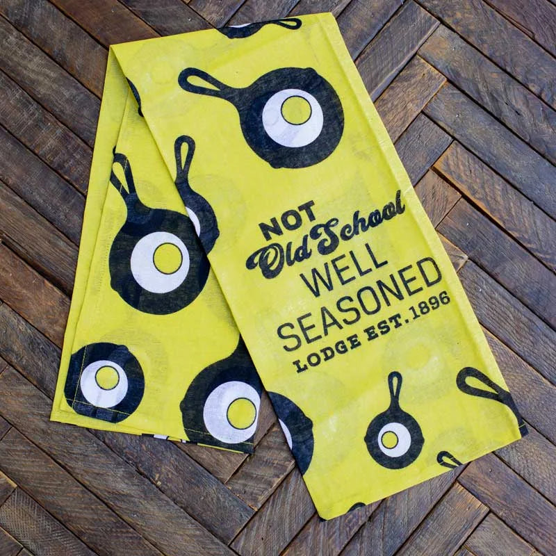 Not Old School Well Seasoned Lodge Dish Towel
