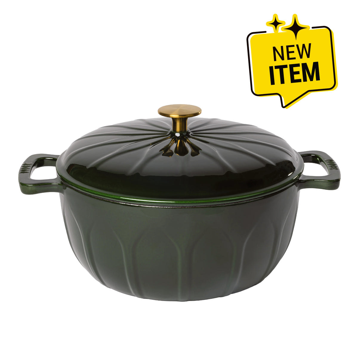 Luxe 6 Quart Enameled Cast Iron Dutch Oven