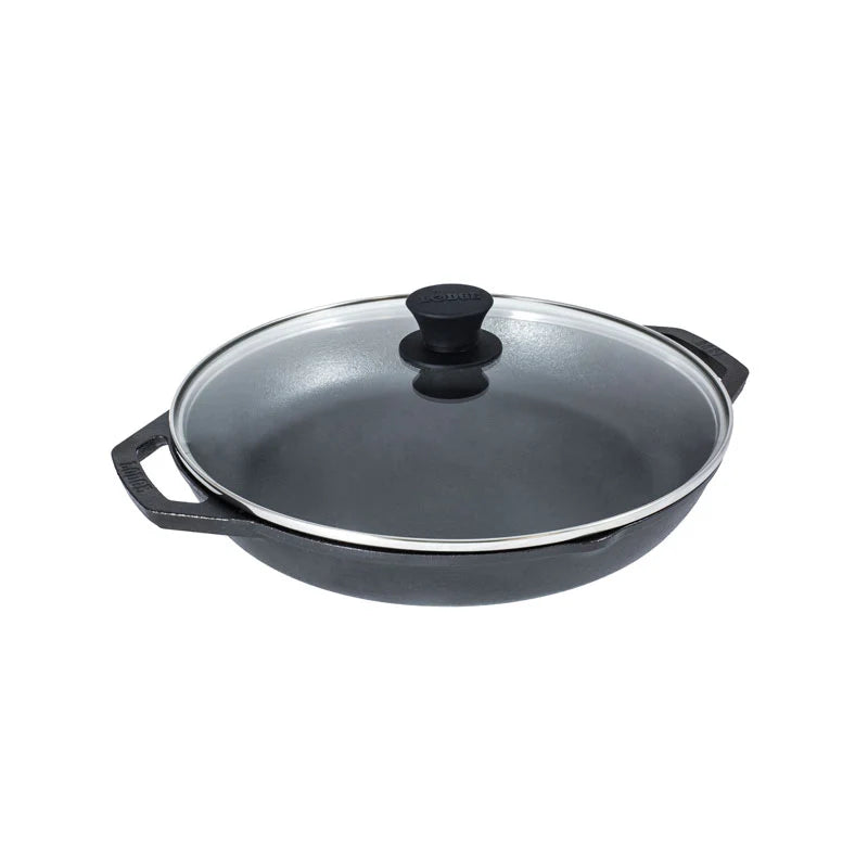 Chef Collection 12 Inch Cast Iron Everyday Pan 