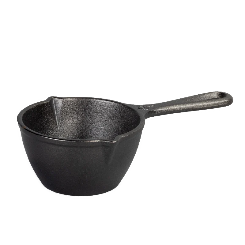 Seasoned Cast Iron Melting Pot